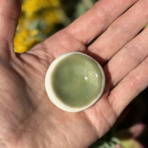 Worry stone en porcelaine