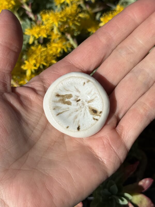 Worry stone en porcelaine