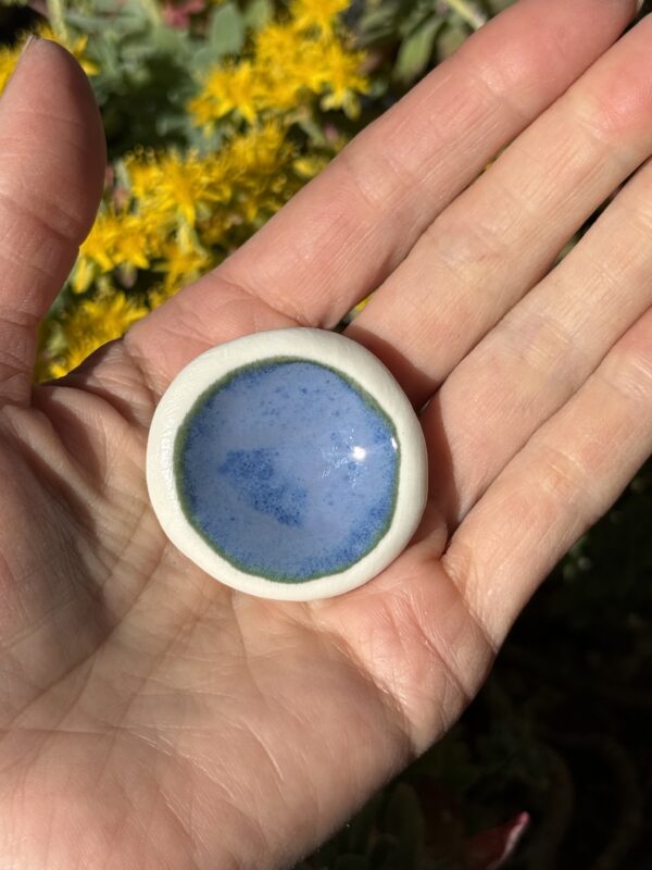 Worry stone en porcelaine