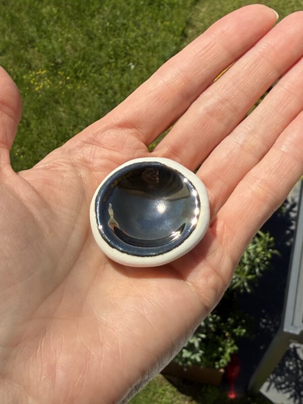 Worry stone en porcelaine