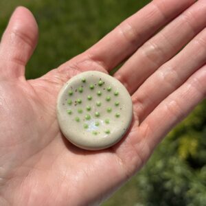 Worry stone structurée