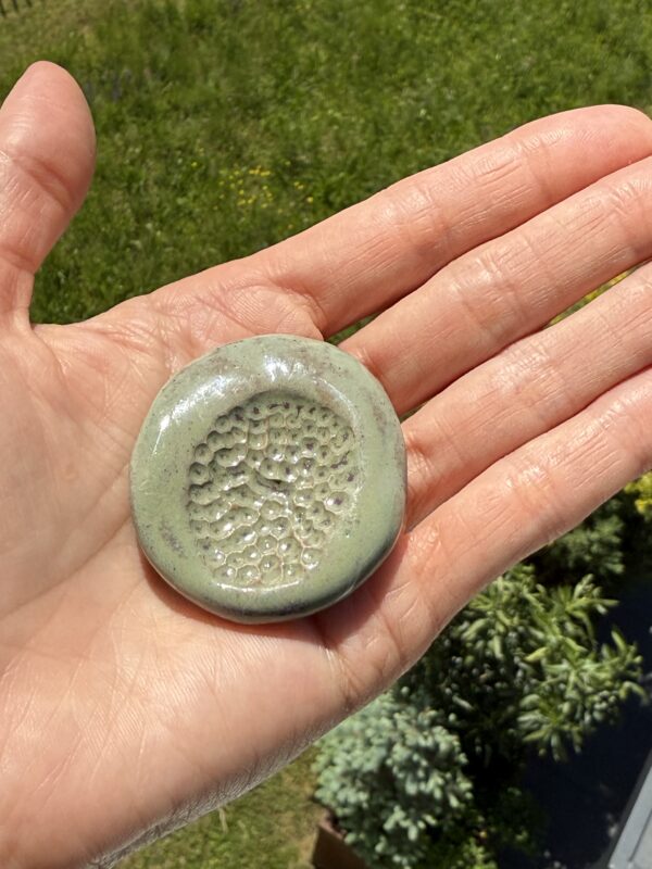 Worry stone structurée
