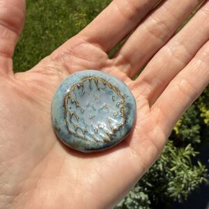 Worry stone structurée