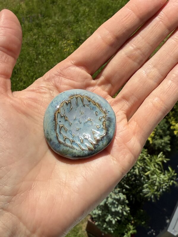 Worry stone structurée