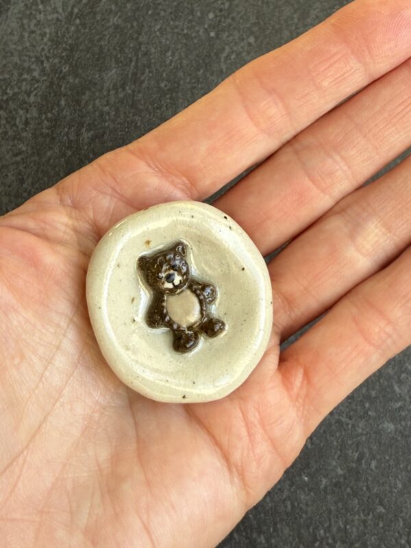 Worry stone ourson