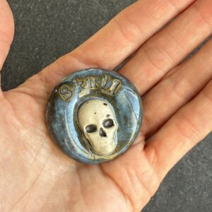 Worry stone skull