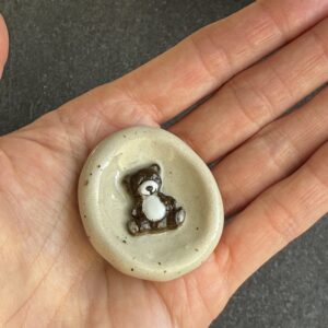 Worry stone ourson