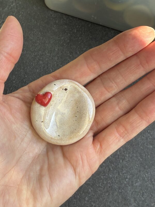 Worry stone coeur