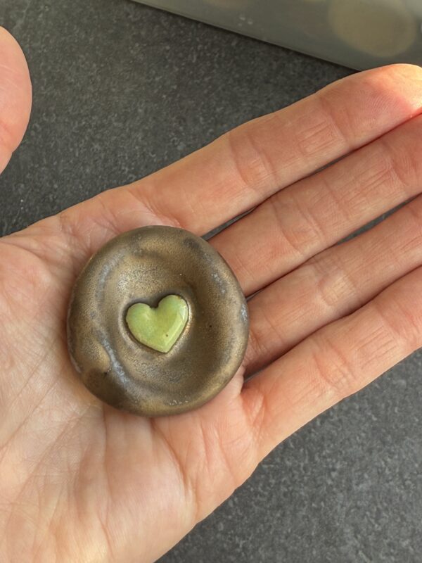 Worry stone coeur