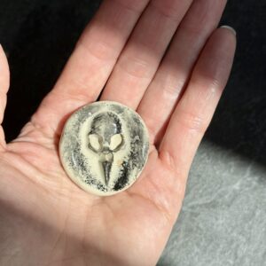 Worry stone skull