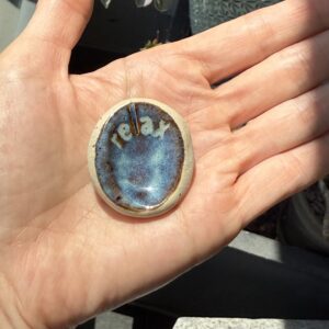 Worry stone "relax"