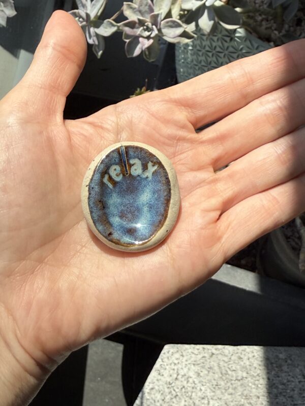 Worry stone "relax"