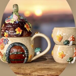 Ensemble Théière féerique - ensemble 3 pièces