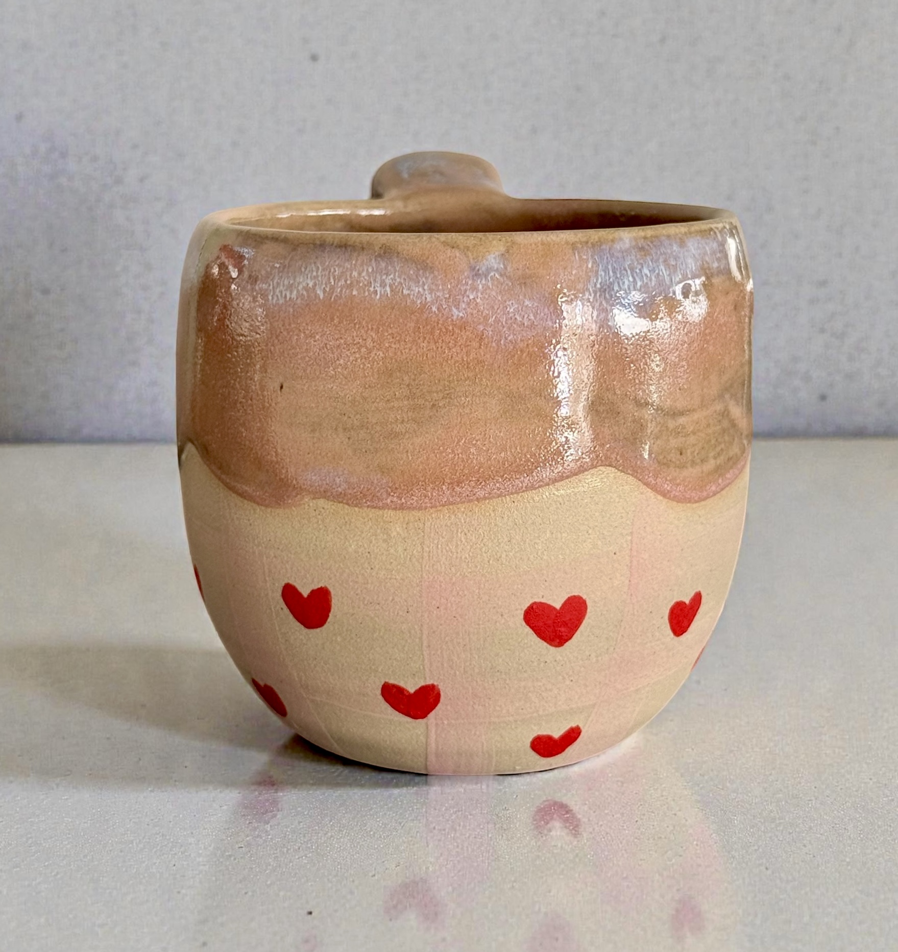 Mug Coeurs quadrillés 3,5dl – Image 2