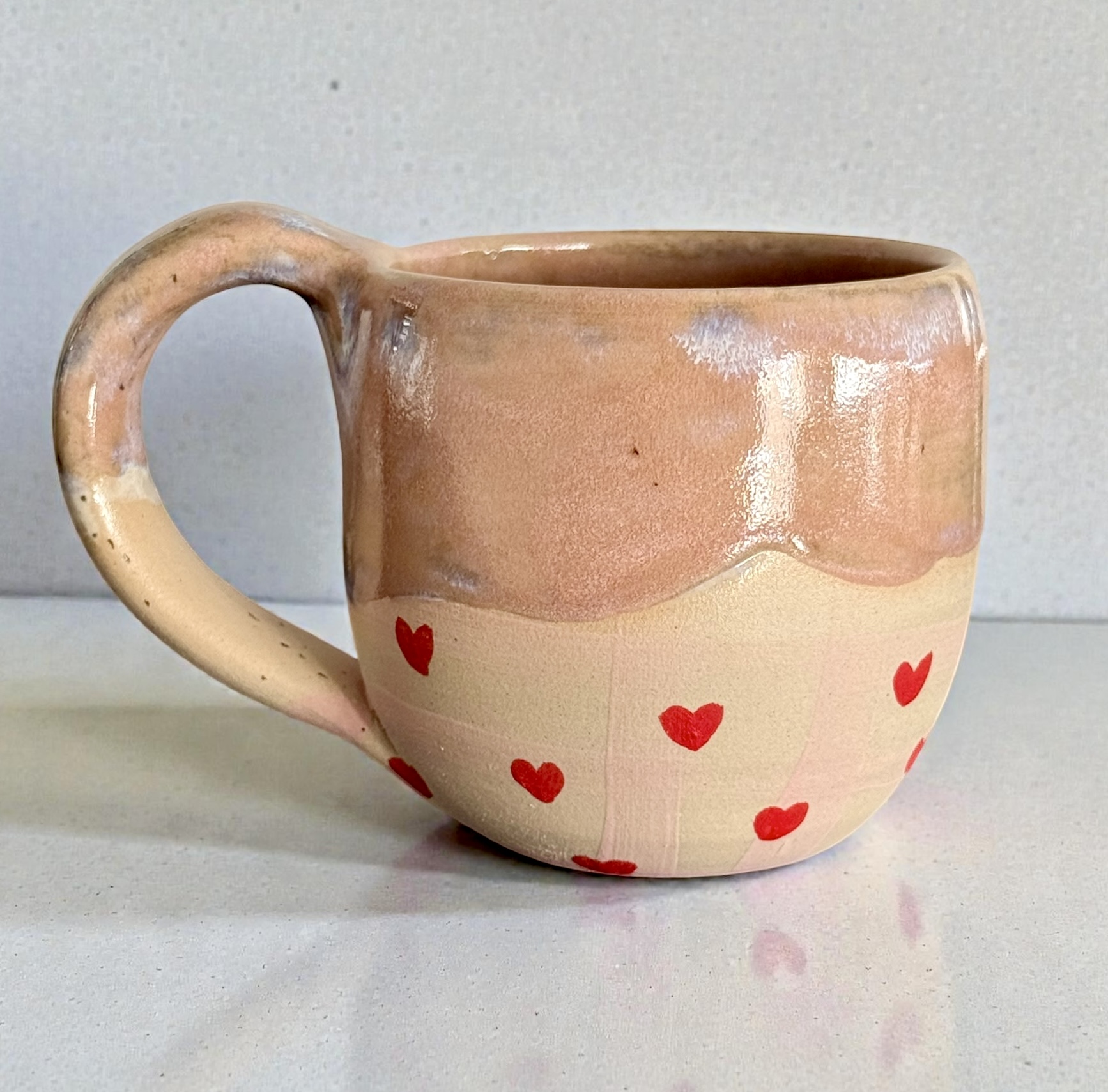 Mug Coeurs quadrillés 3,5dl – Image 5