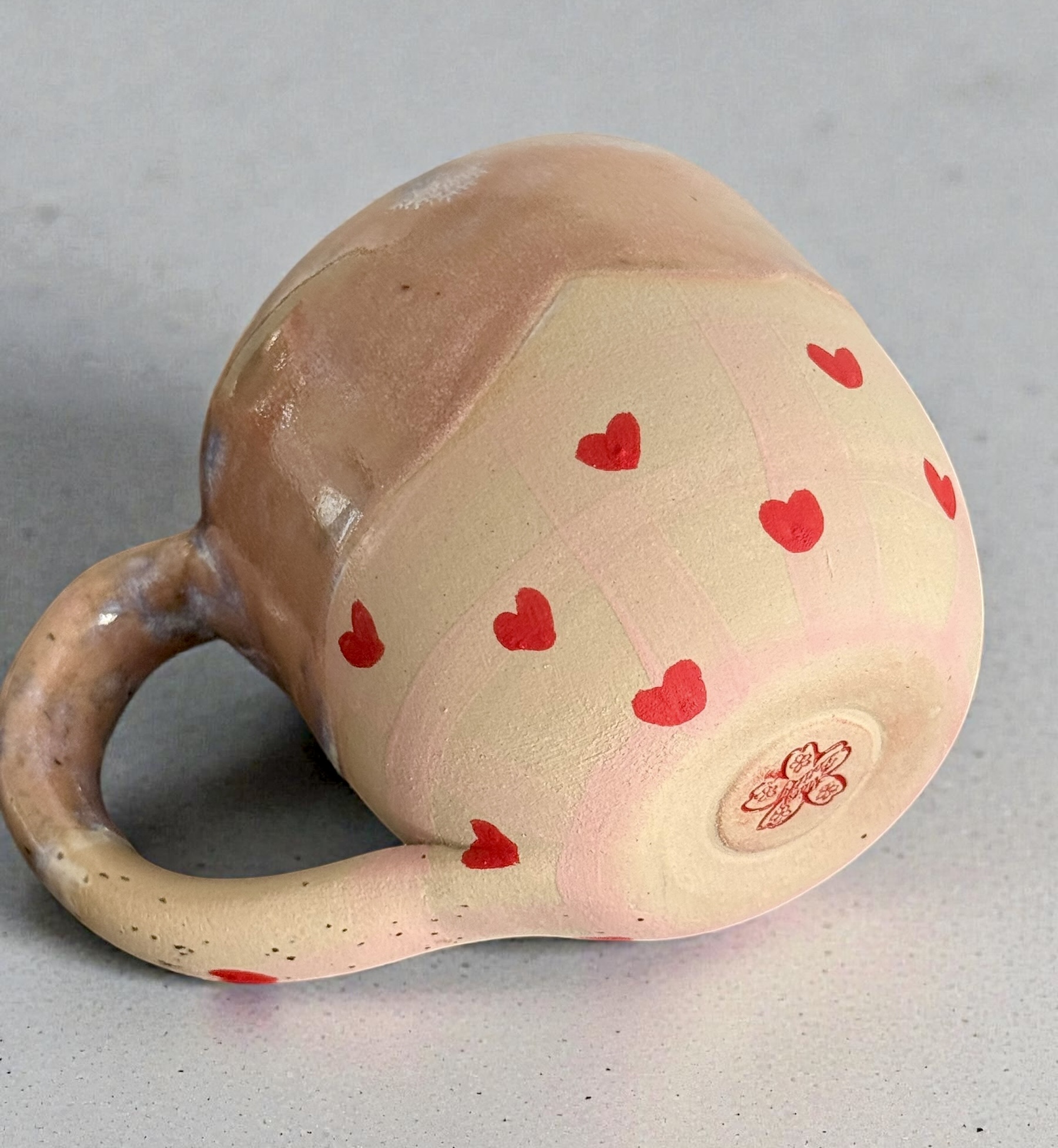 Mug Coeurs quadrillés 3,5dl – Image 4