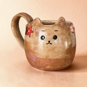 Mug Petit Chat Fleuri 3dl