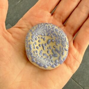 Worry stone structurée