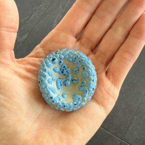 Worry stone structurée