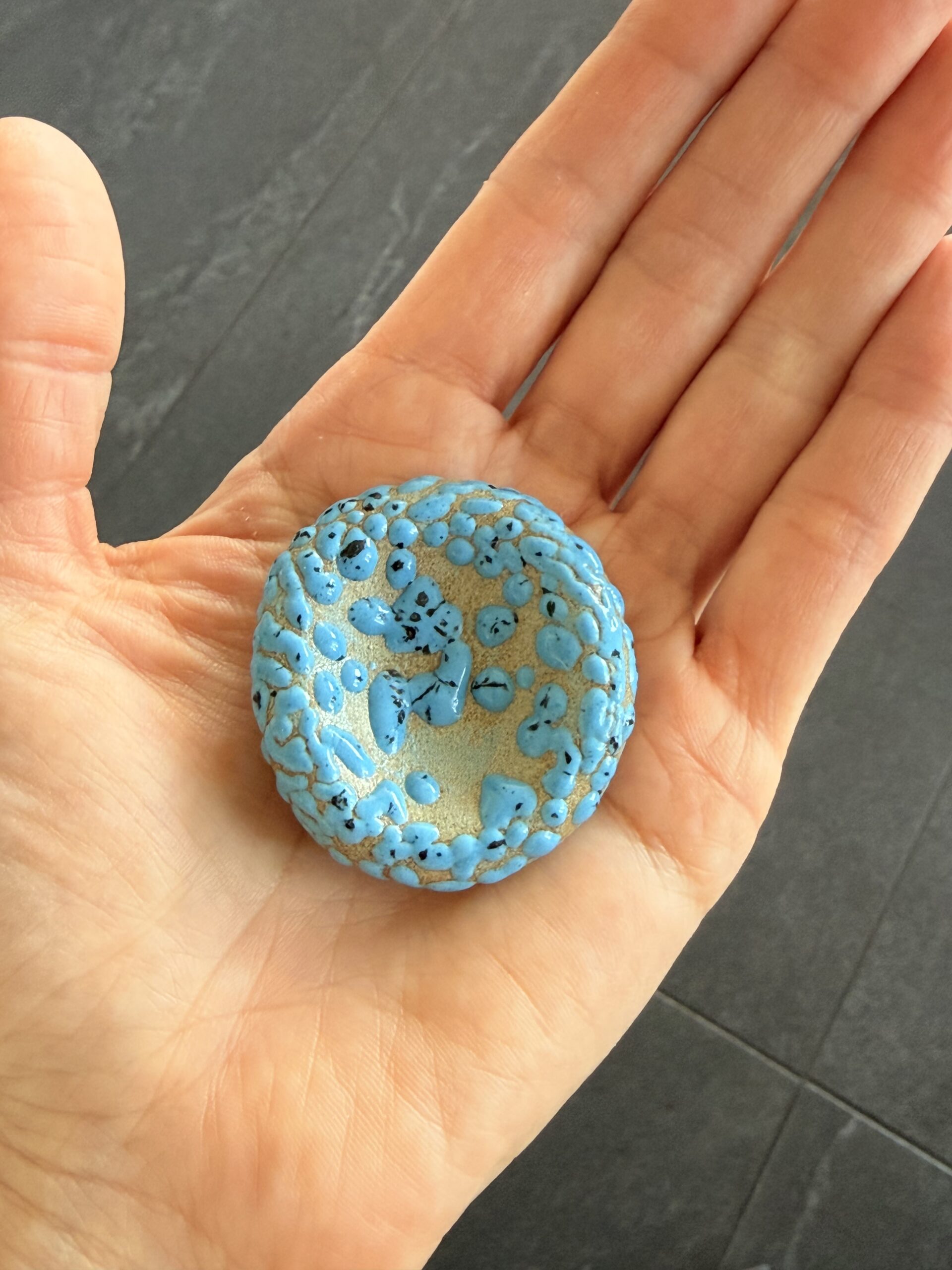 Worry stone structurée