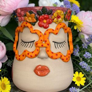Cache-pot Mademoiselle Camélia